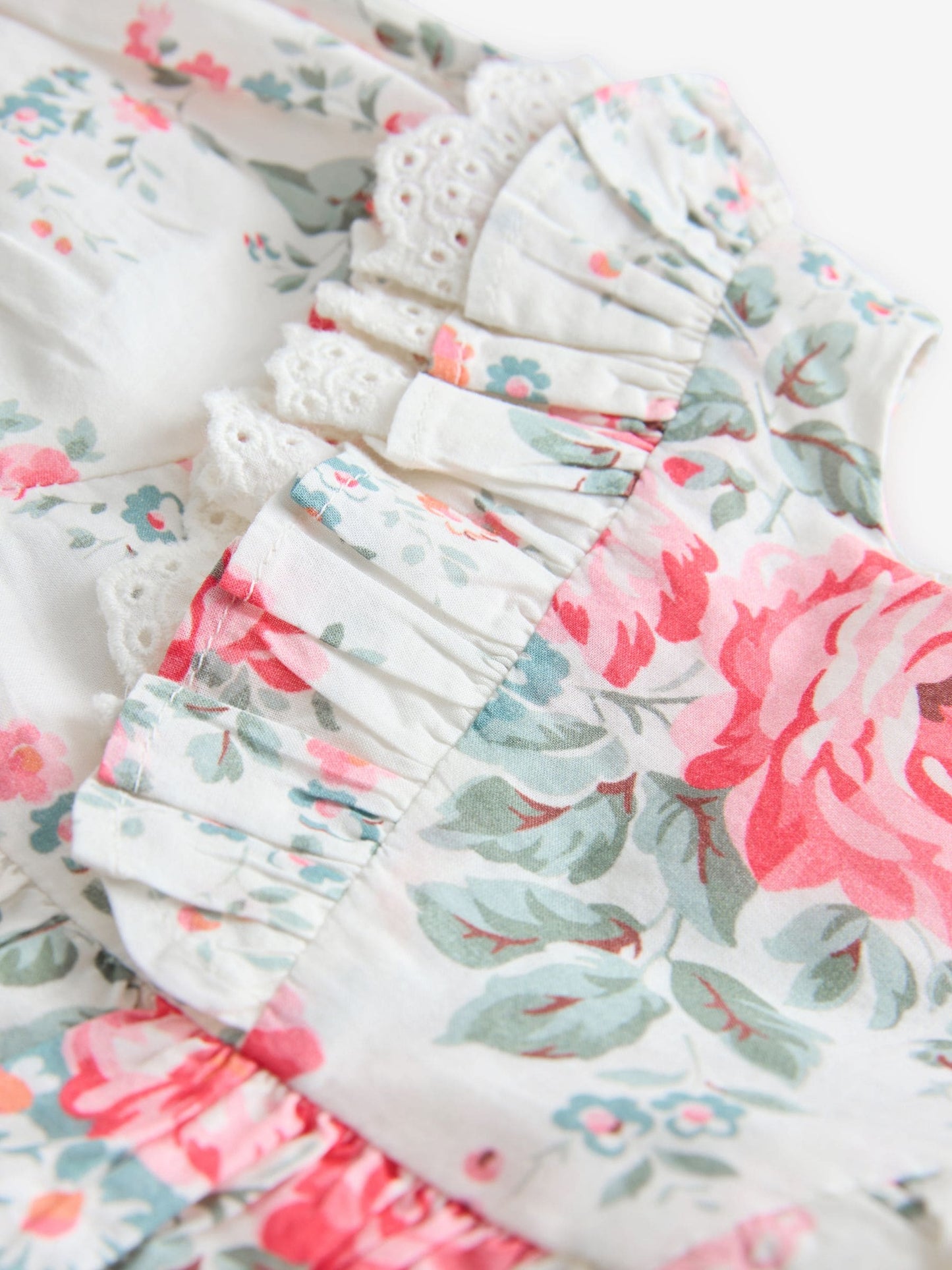 Cath Kidston Pink Floral Short Sleeve Dress (3mths-8yrs) image 8
