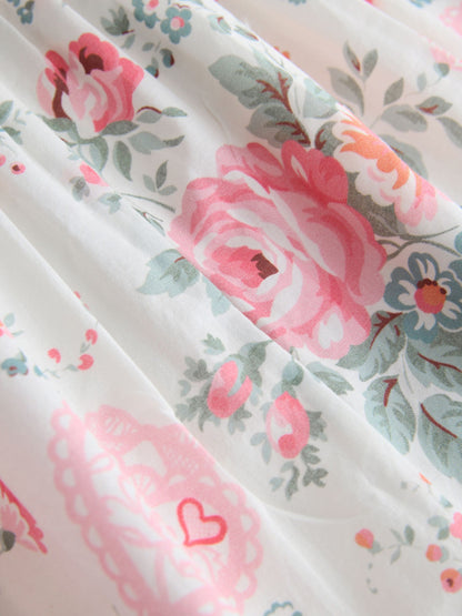 Cath Kidston Pink Floral Short Sleeve Dress (3mths-8yrs) image 9