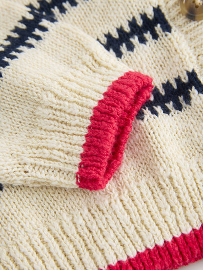 Dsiney Kidz - Mono Stripe V-Neck Stitch Cardigan (3-16yrs) image 6