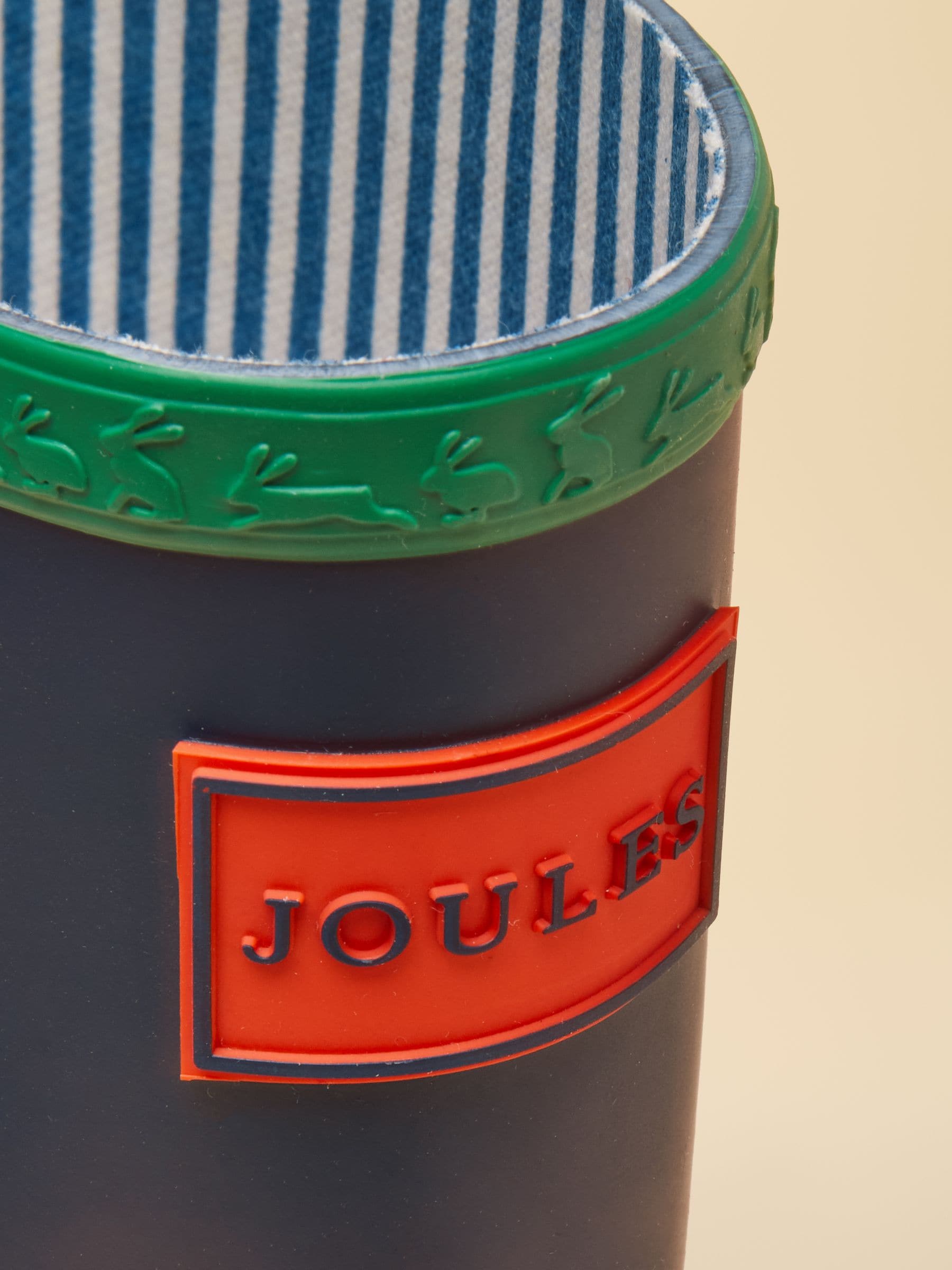 Joules Kids' Blue & Green Colourblock Wellies image 5