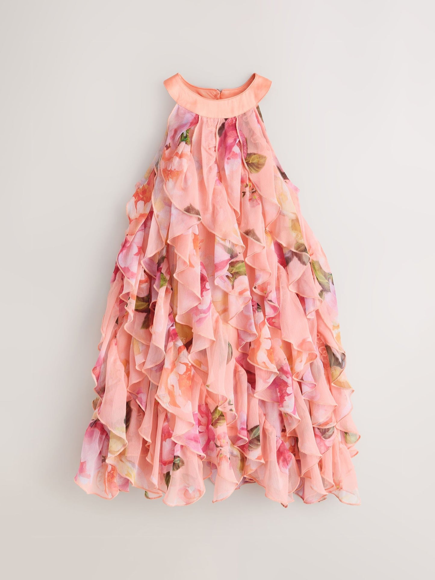 Baker by Ted Baker Floral Halter Waterfall Dress image 6