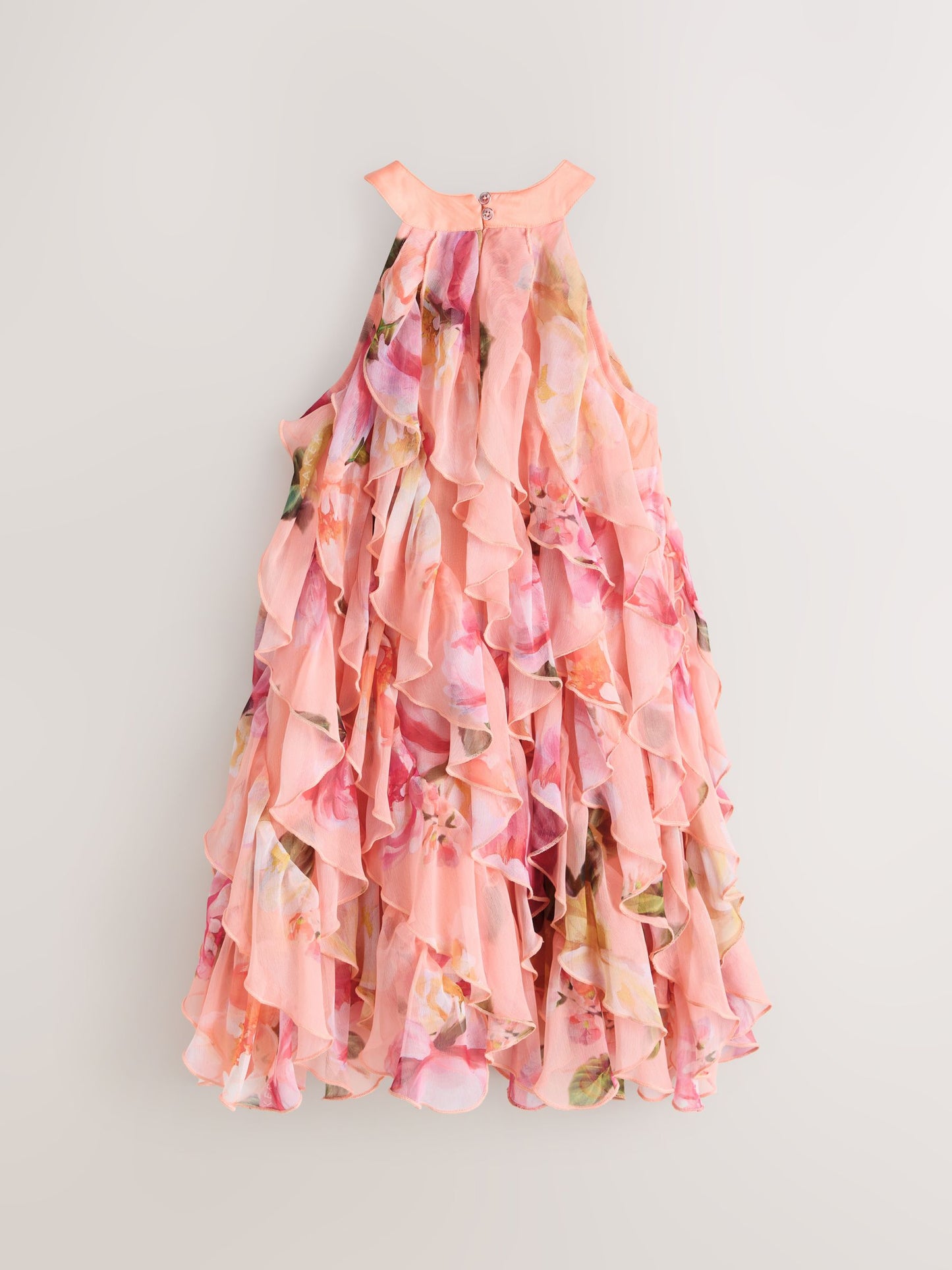 Baker by Ted Baker Floral Halter Waterfall Dress image 7
