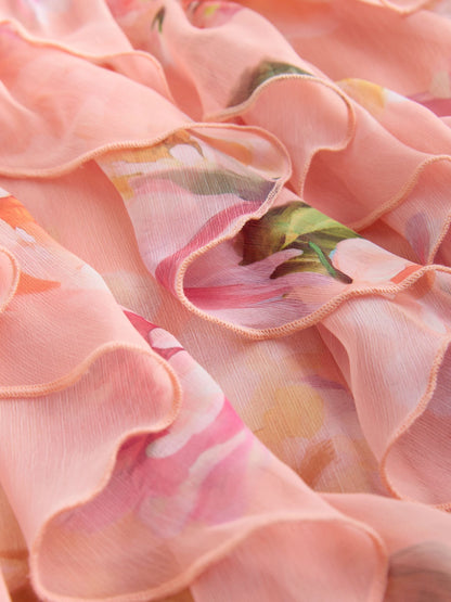 Baker by Ted Baker Floral Halter Waterfall Dress image 8