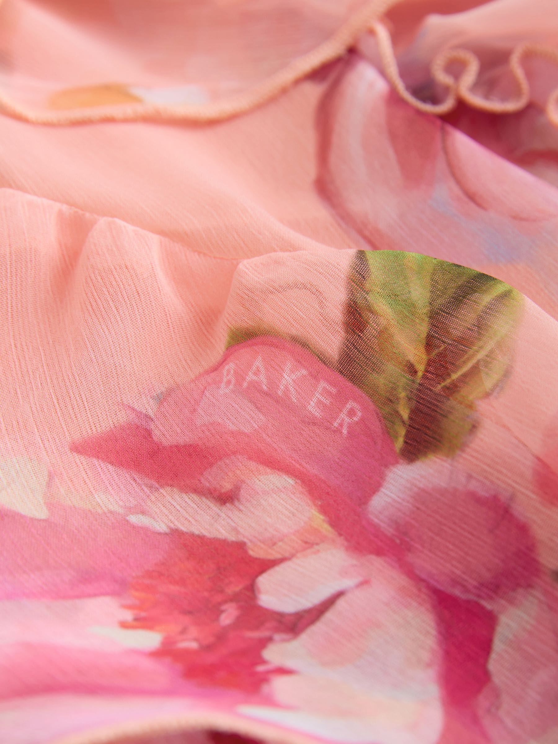 Baker by Ted Baker Floral Halter Waterfall Dress image 9
