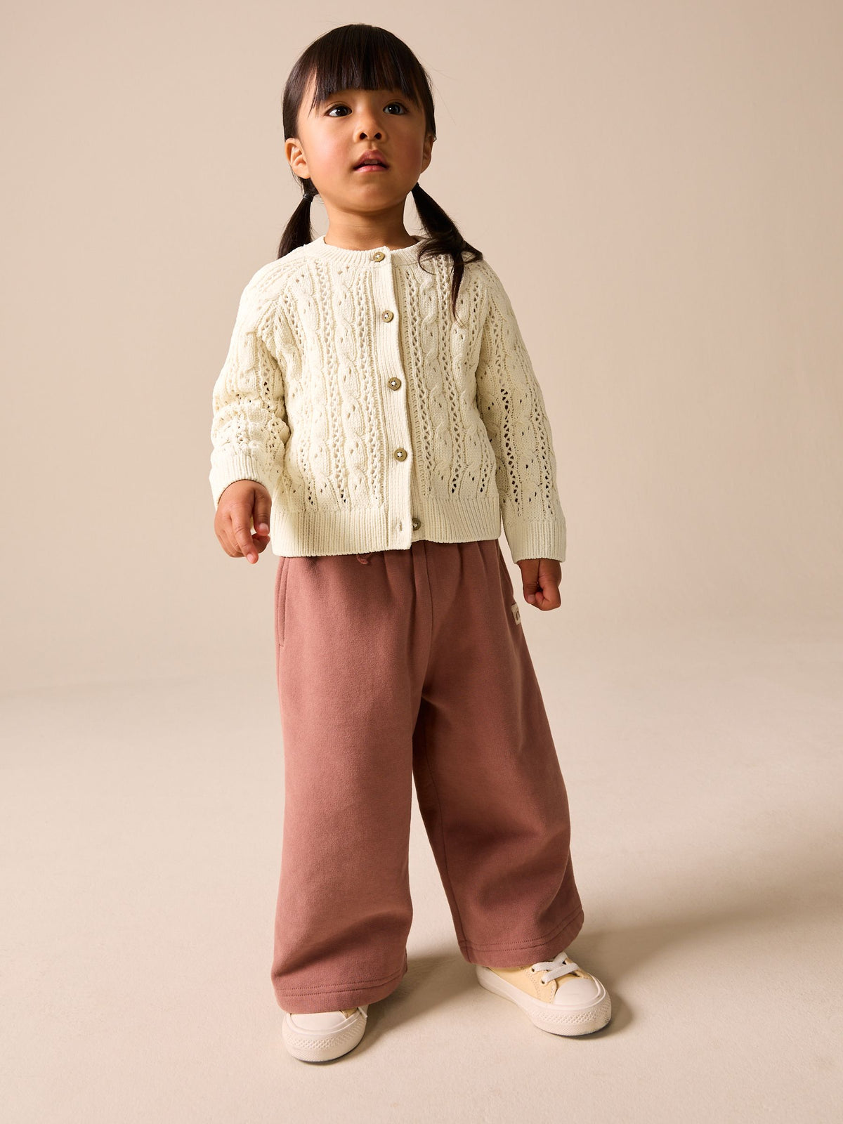 Ecru Cable Cardigan (3mths-7yrs) - image 3