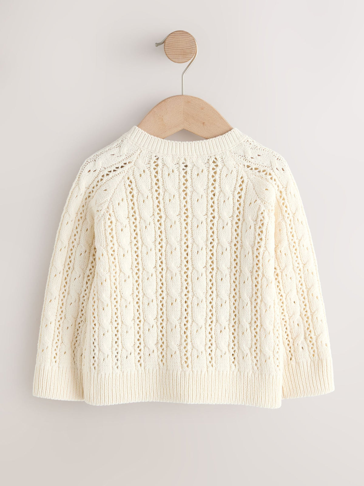 Ecru Cable Cardigan (3mths-7yrs) - image 6