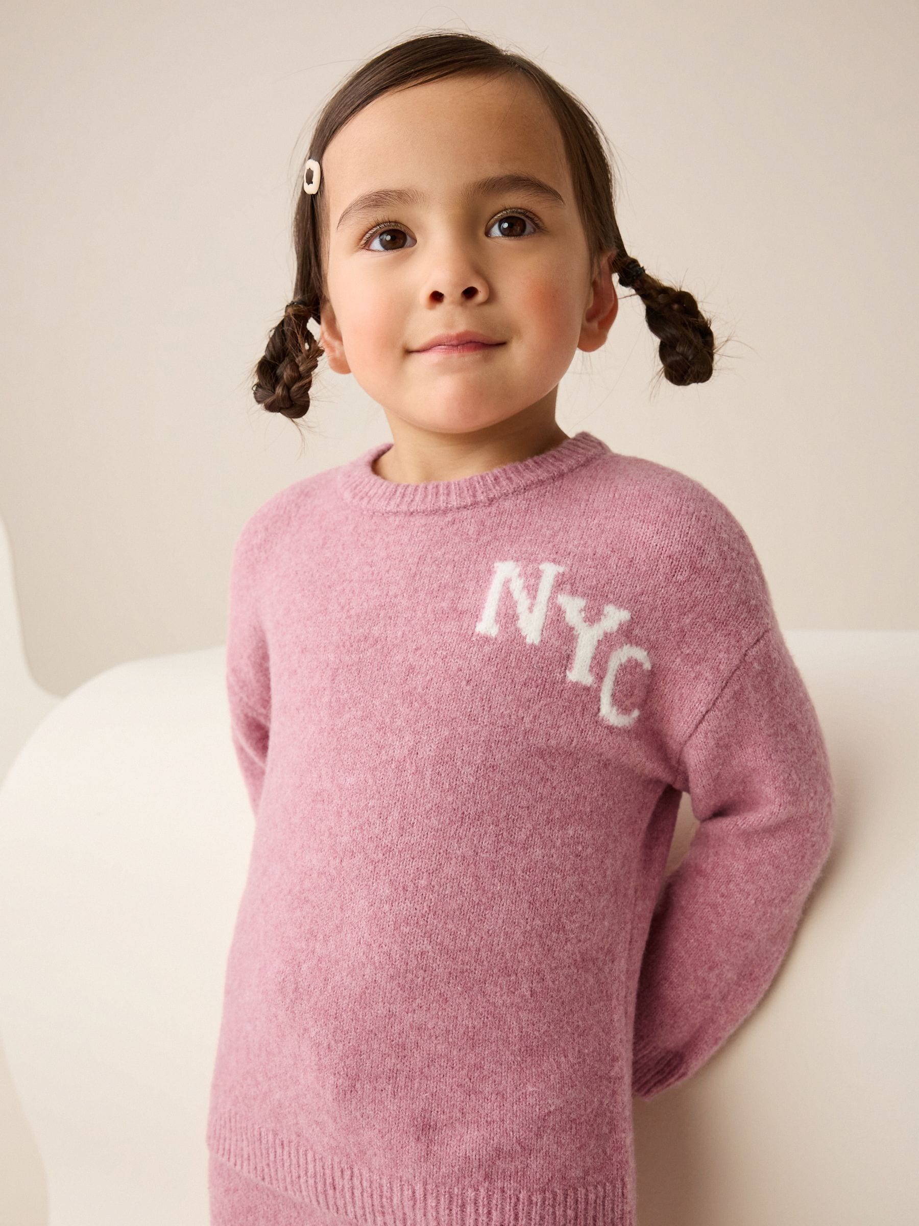 Dsiney Kidz - Pink Cosy NYC Knitted Set (3mths-7yrs) image 3