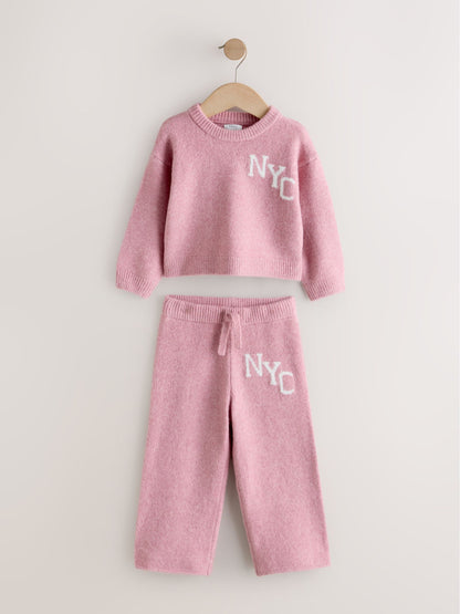 Dsiney Kidz - Pink Cosy NYC Knitted Set (3mths-7yrs) image 5