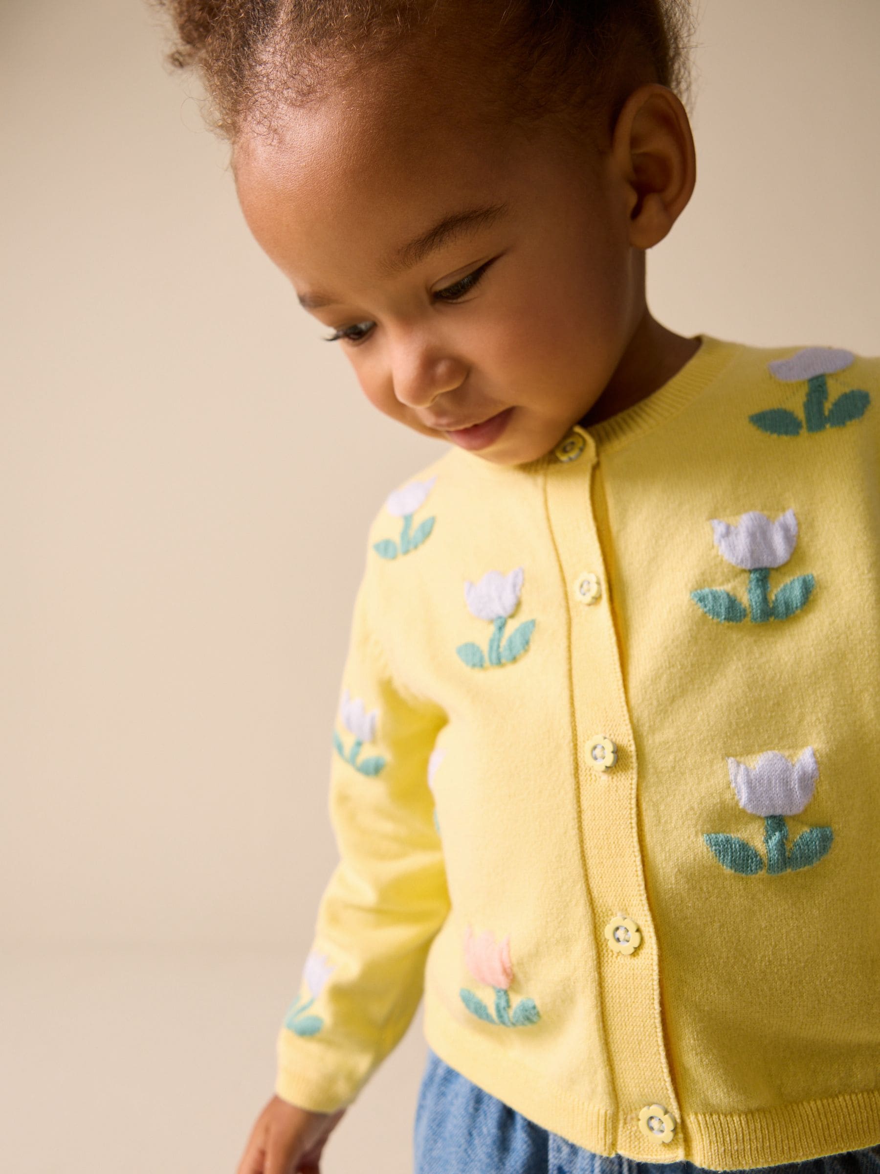 Dsiney Kidz - Yellow Tulip Cardigan (3mths-10yrs) image 1