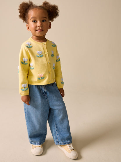 Dsiney Kidz - Yellow Tulip Cardigan (3mths-10yrs) image 2