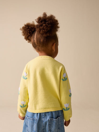 Dsiney Kidz - Yellow Tulip Cardigan (3mths-10yrs) image 3