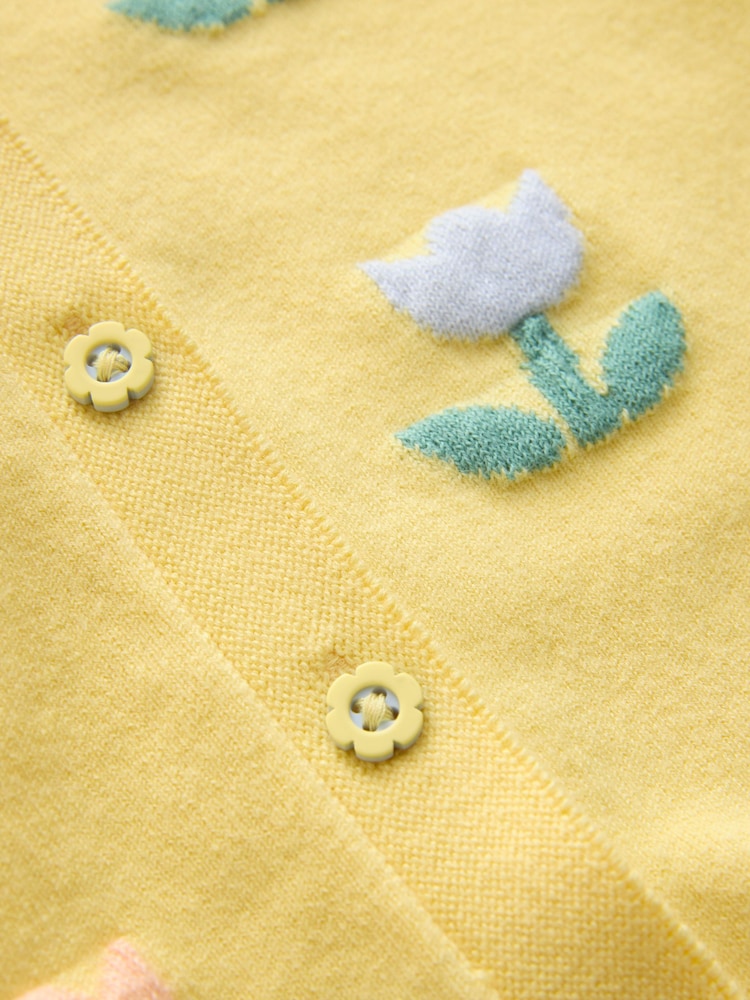 Yellow Tulip Cardigan (3mths-10yrs)
