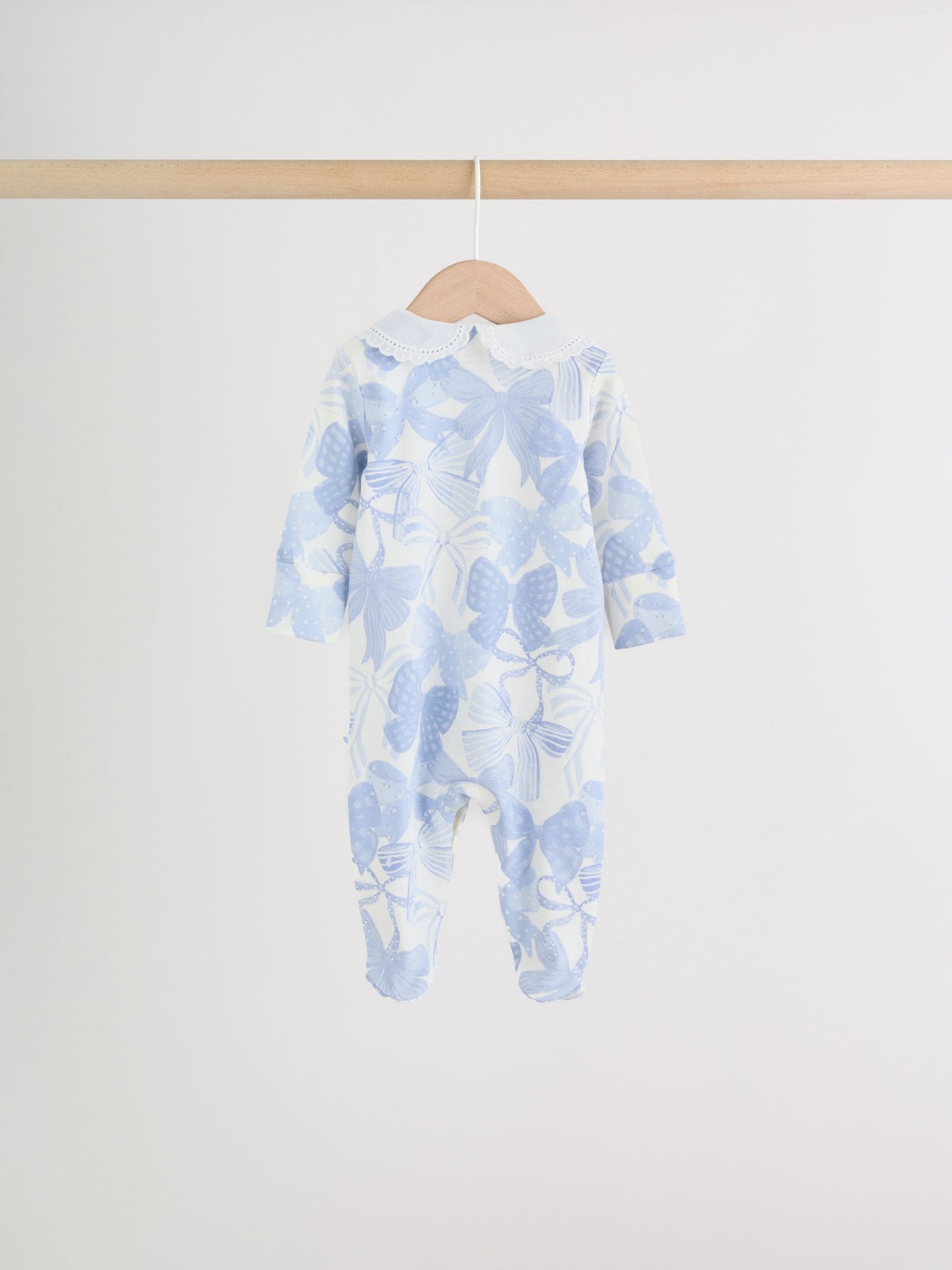 Blue Baby Sleepsuits 3 Pack (0mths-2yrs) image 6