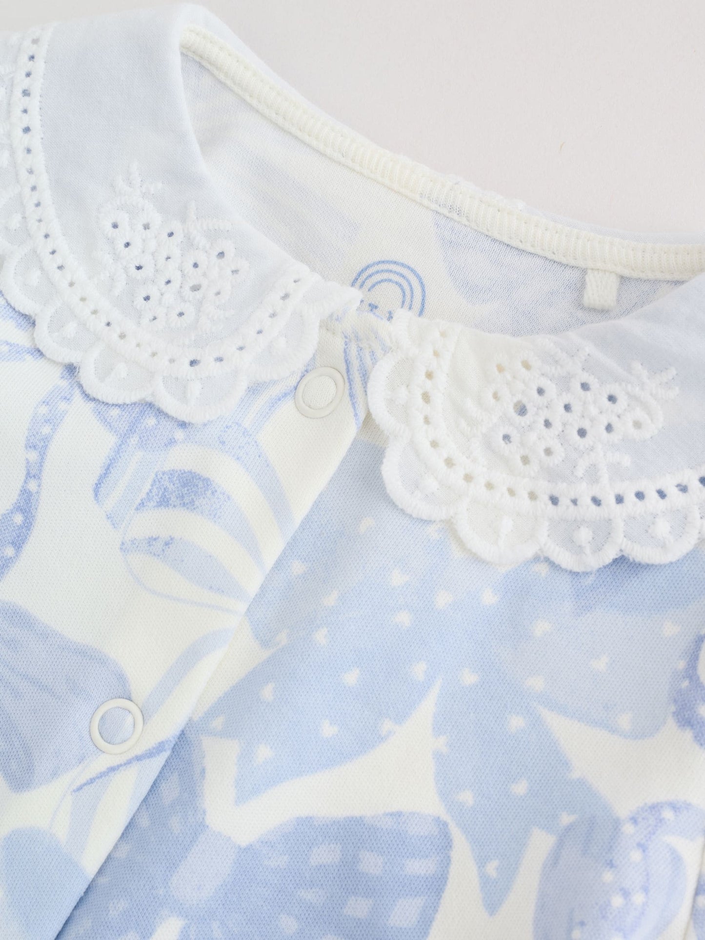 Blue Baby Sleepsuits 3 Pack (0mths-2yrs) image 8