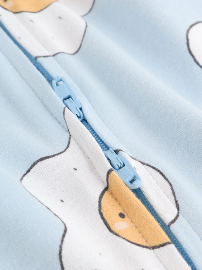 Minerals 4 Pack Two Way Zip Baby Sleepsuits (0mths-2yrs)