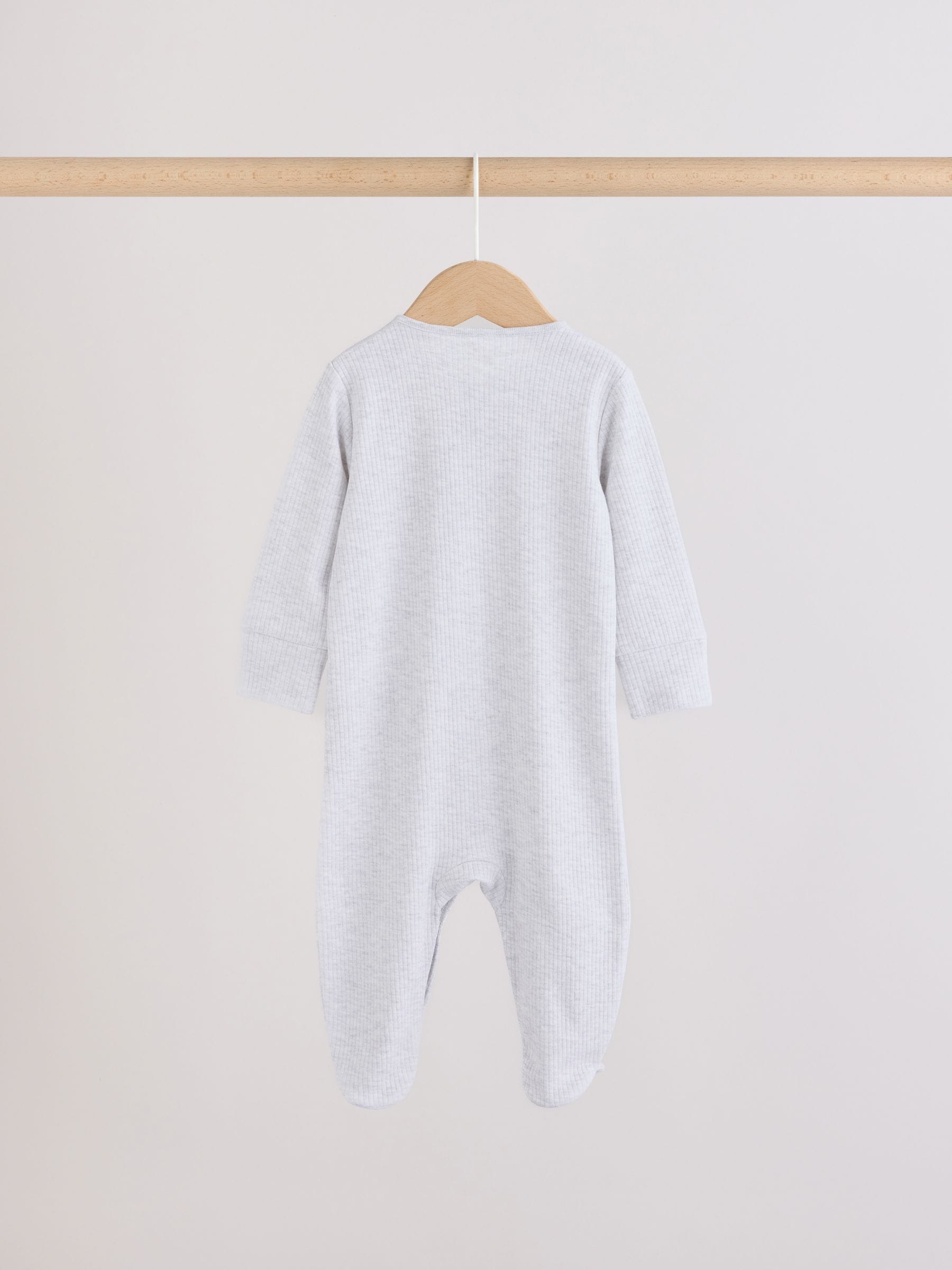 Blue Dog Two Way Zip Baby Sleepsuits 3 Pack (0mths-2yrs) image 6