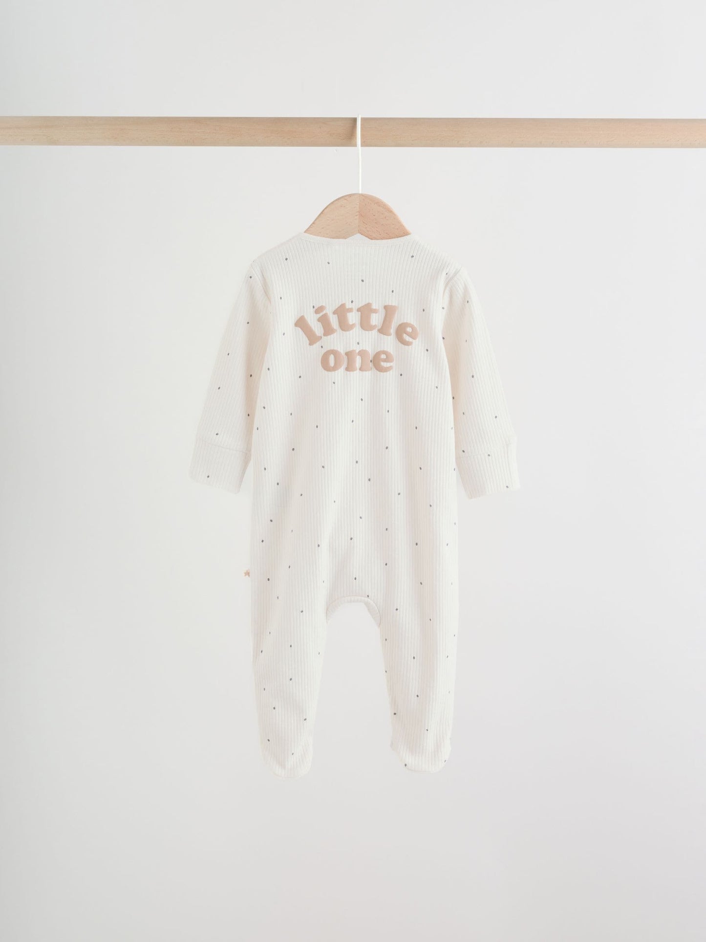 Neutral Milkclub Two Way Zip Baby Sleepsuits 3 Pack (0-2yrs) image 6