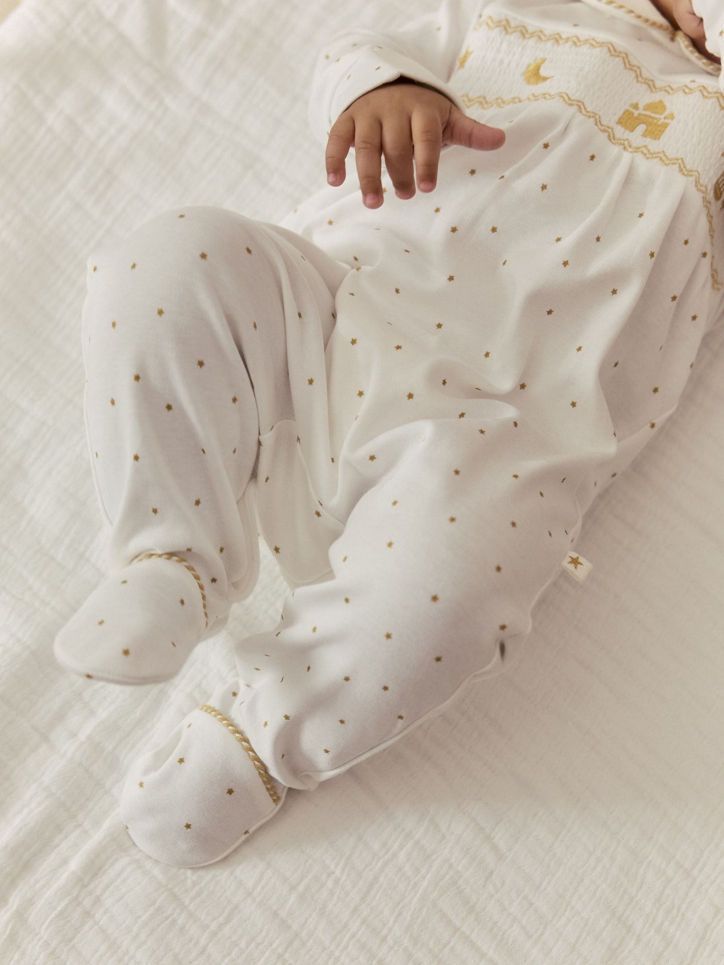 White Collar EID Baby Sleepsuit (0mths-2yrs) image 4