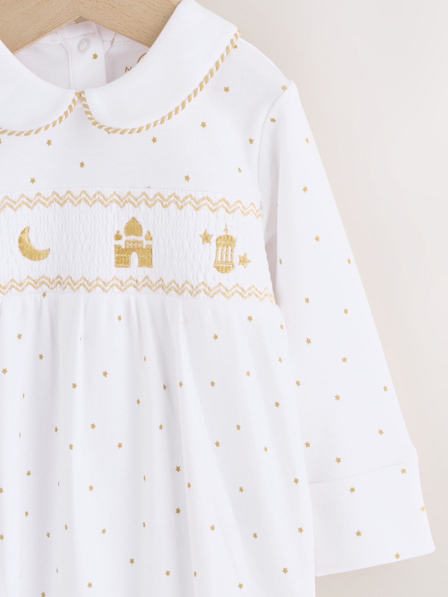 White Collar EID Baby Sleepsuit (0mths-2yrs) image 5