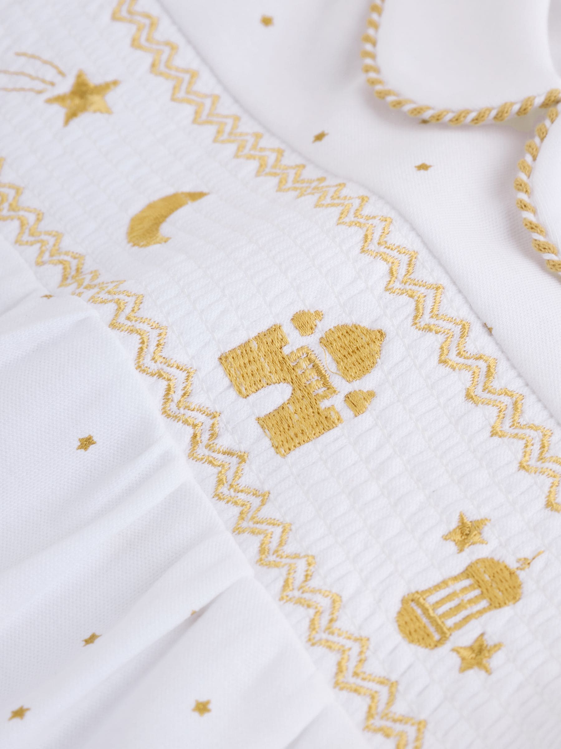 White Collar EID Baby Sleepsuit (0mths-2yrs) image 7