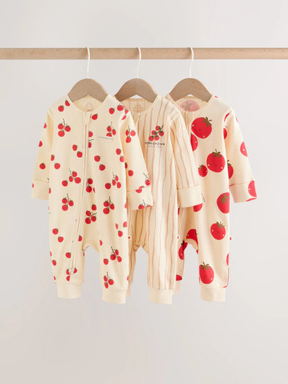 Red Tomato Baby Sleepsuits 4 Pack (0mths-3yrs)
