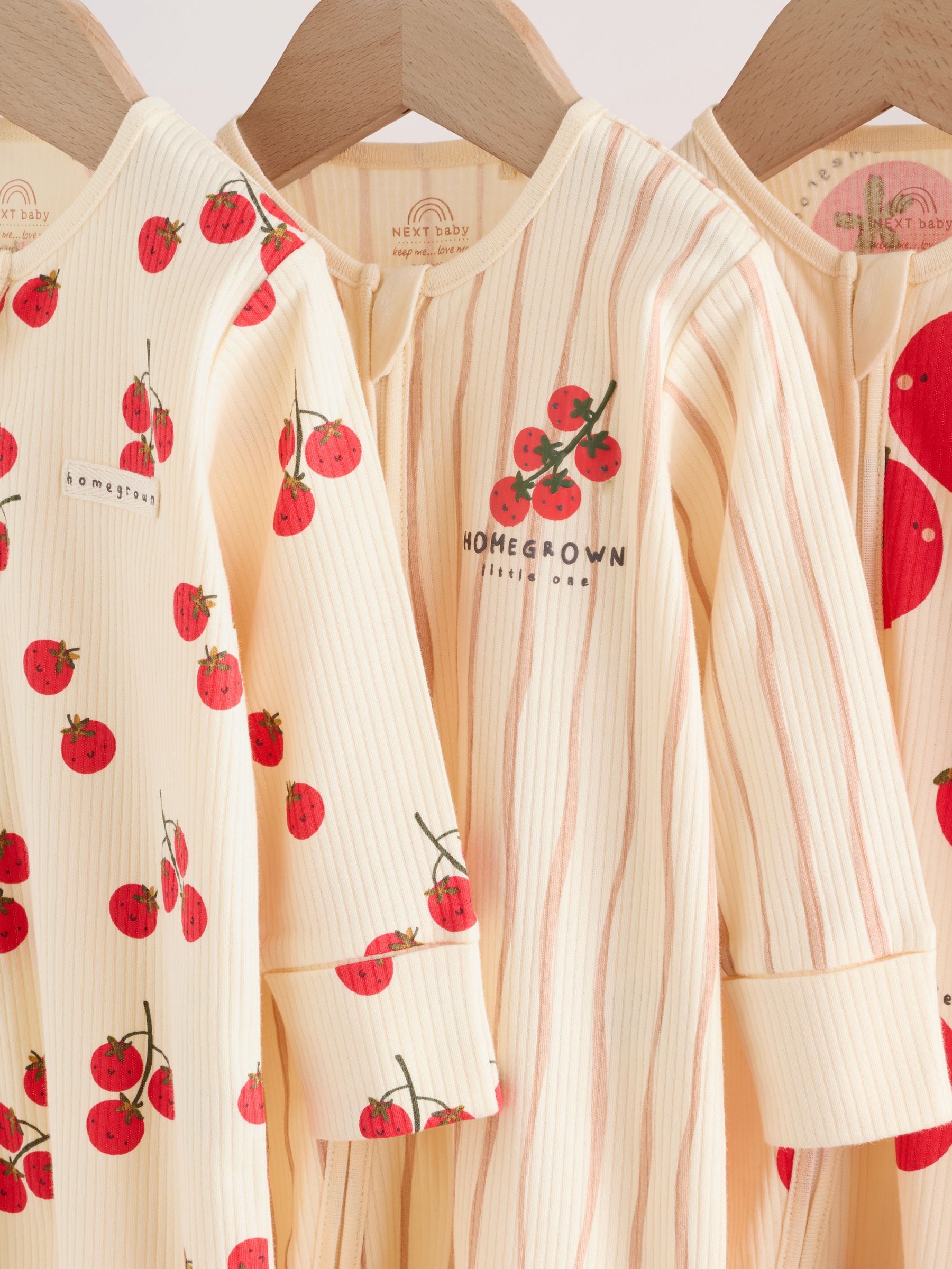 Red Tomato Baby Sleepsuits 3 Pack (0mths-3yrs) image 7