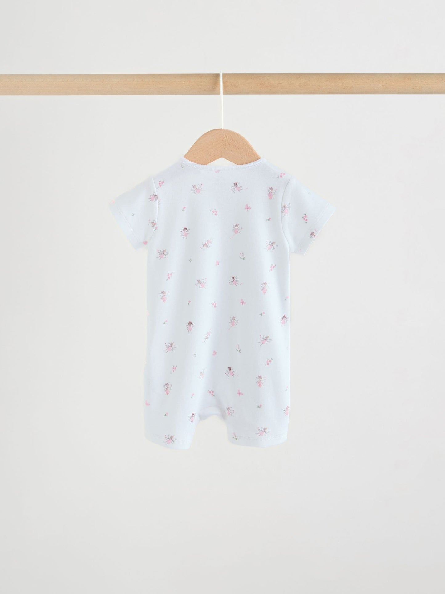 Pink Two Way Zip Baby Rompers 3 Pack (0mths-3yrs) image 4