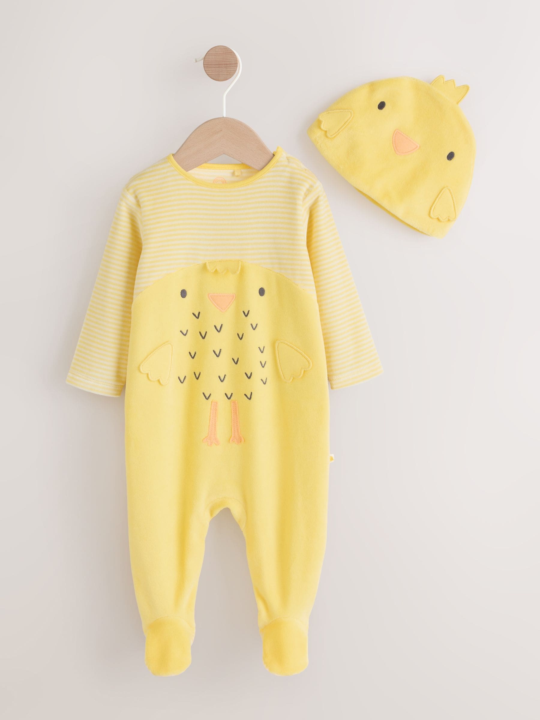 Yellow Easter Chick Baby Sleepsuit (0mths-2yrs) image 4