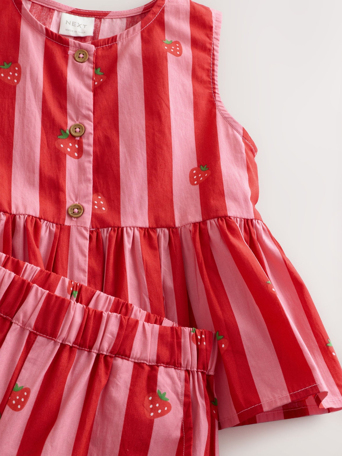 Red/Pink Stripe Blouse And Trousers Co-ord Set (3mths-8yrs) image 9