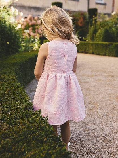 Pastel Pink Bow Front Prom Dress (3mths-8yrs) image 3