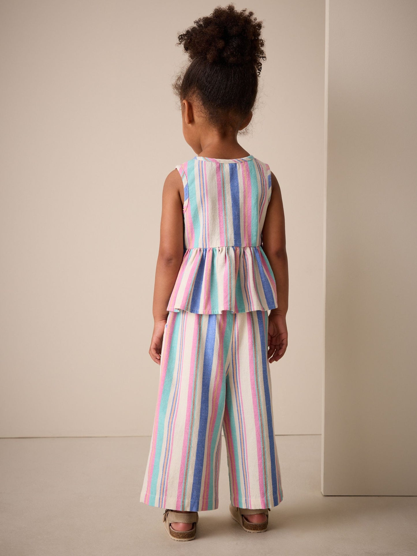 Blue Stripe Blouse And Trousers Co-ord Set (3mths-8yrs) image 3