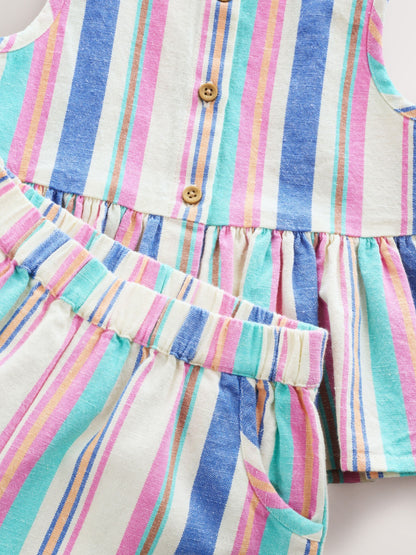 Blue Stripe Blouse And Trousers Co-ord Set (3mths-8yrs) image 8