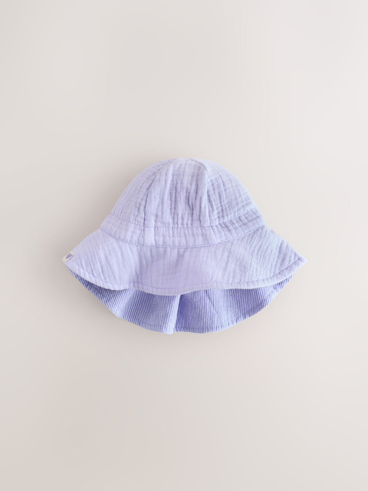 Pink/Purple Crinkle 2 Pack Baby Bucket Hat image 3