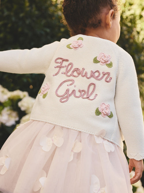 Dsiney Kidz - Ecru Flower Girl Occasion Cardigan (3mths-7yrs) image 1