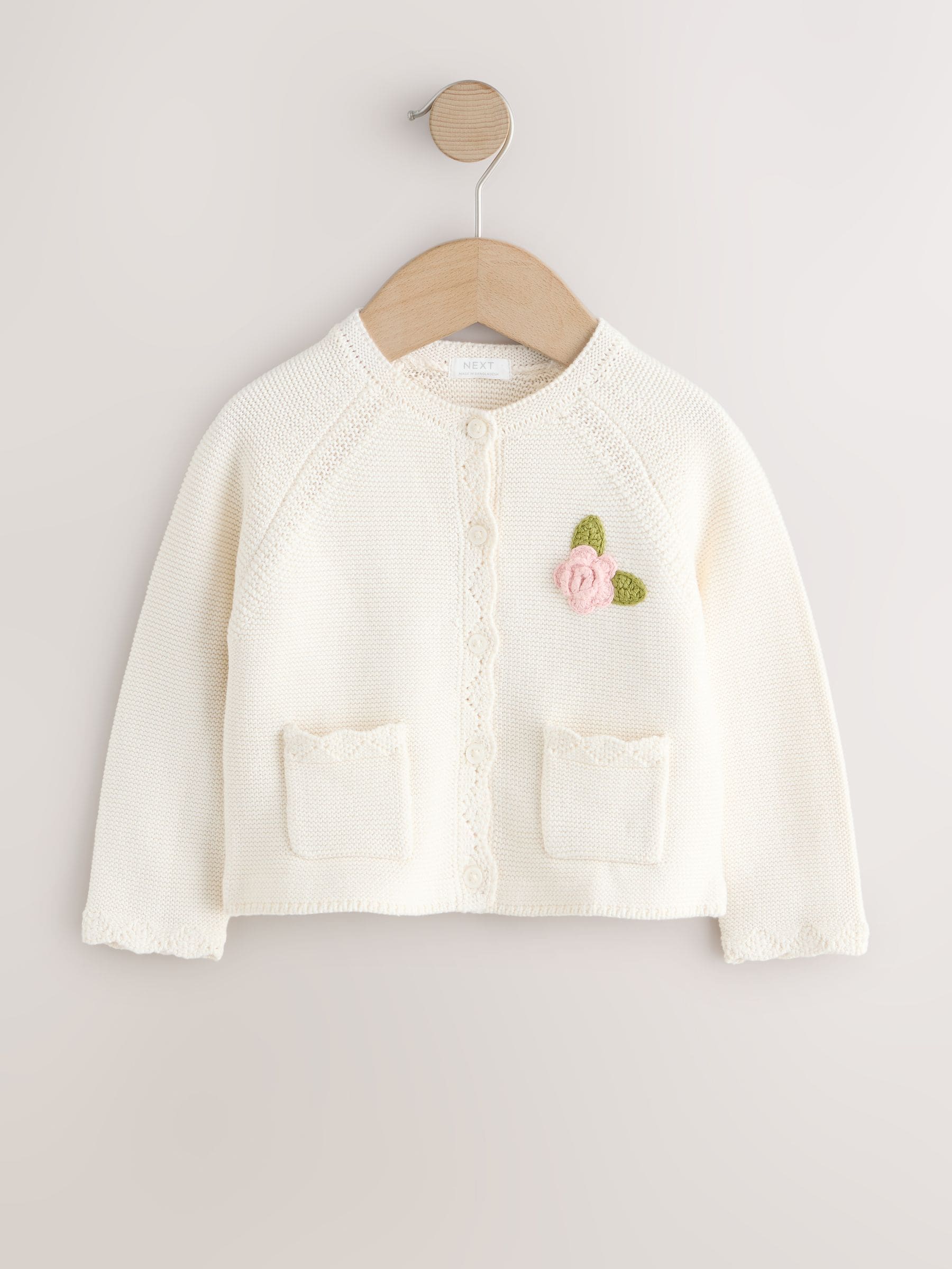 Ecru Flower Girl Occasion Cardigan (3mths-7yrs) image 4