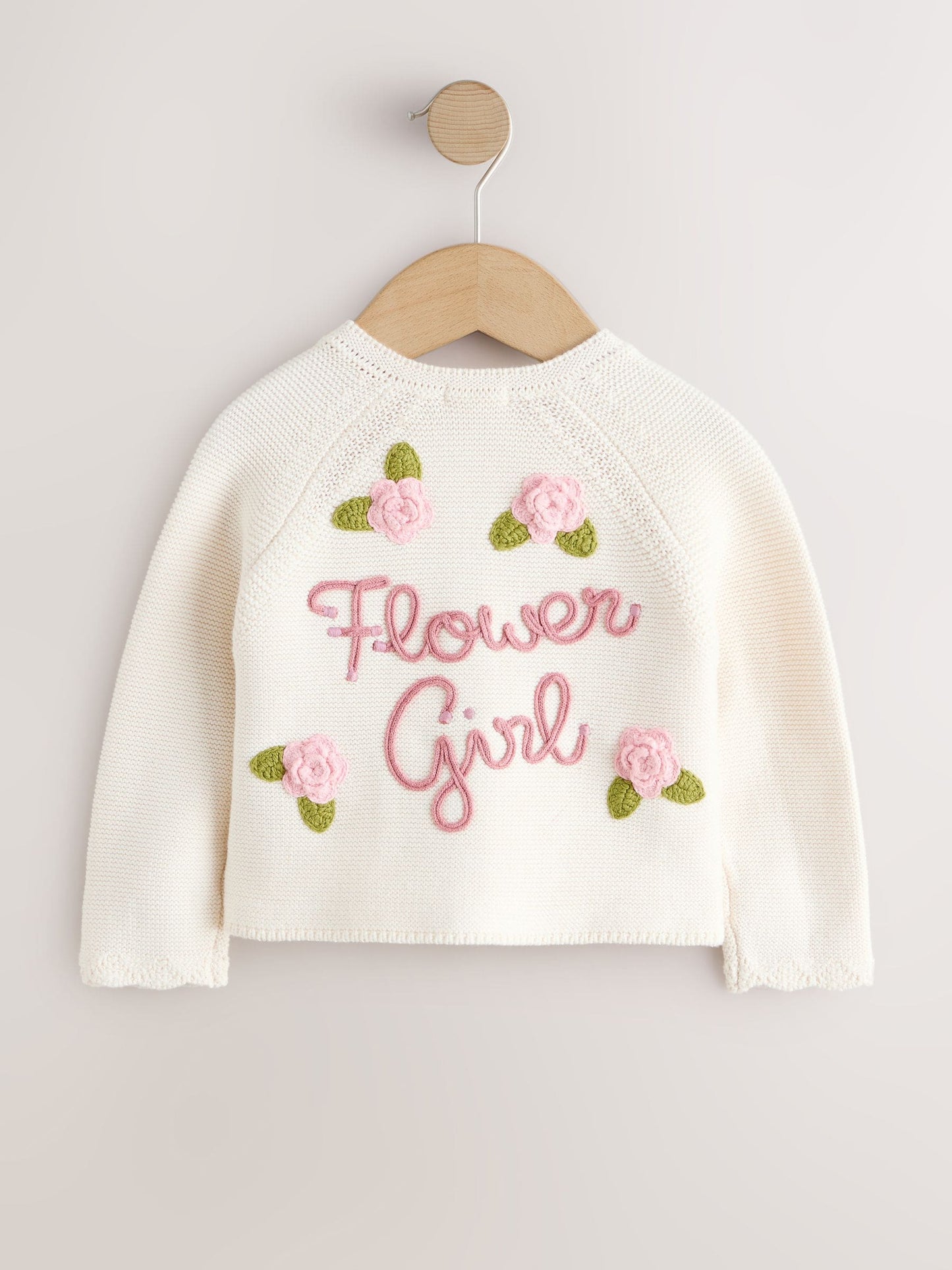 Ecru Flower Girl Occasion Cardigan (3mths-7yrs) image 5
