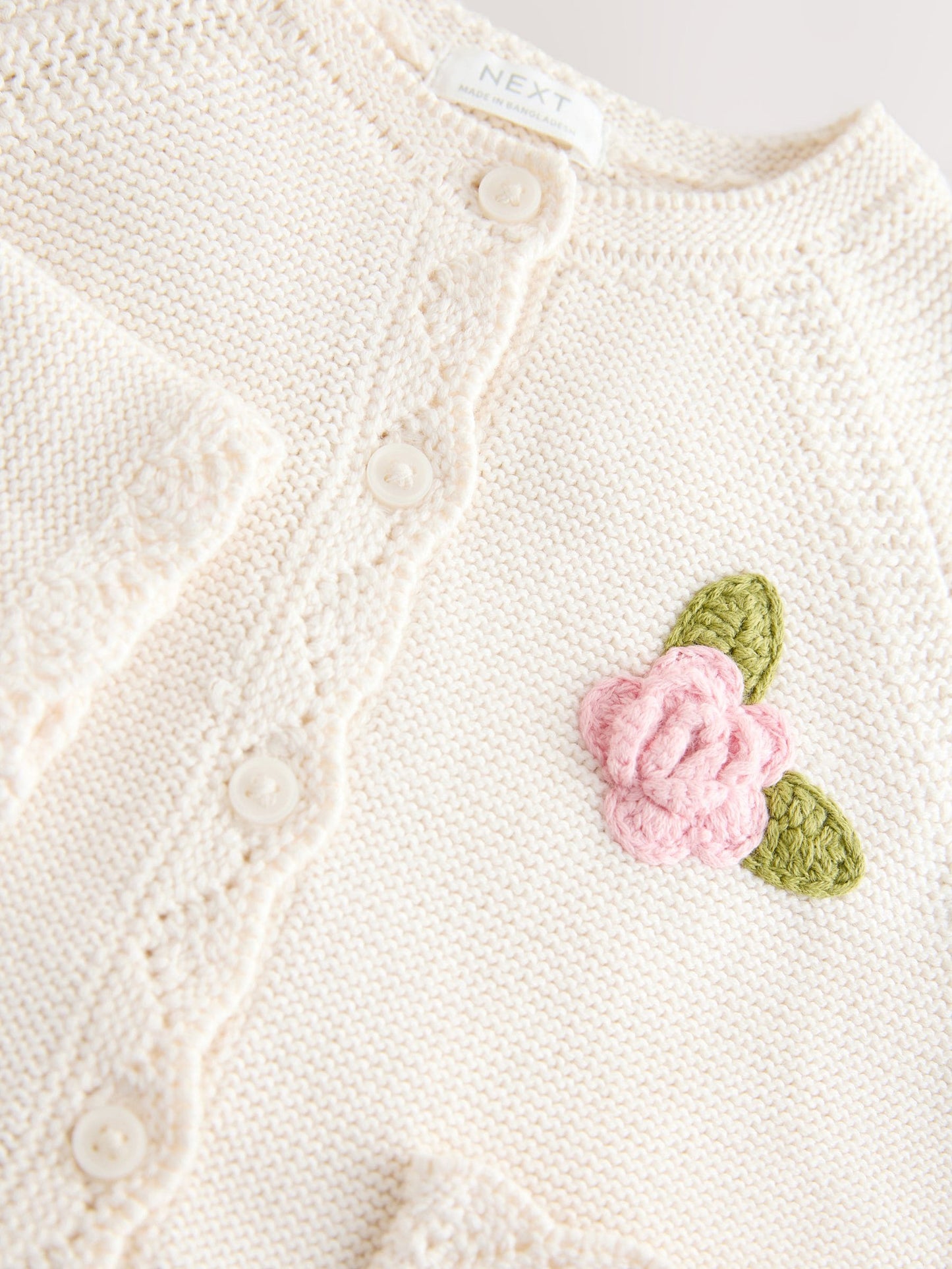 Ecru Flower Girl Occasion Cardigan (3mths-7yrs) image 6