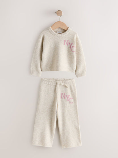 Oatmeal Cosy NYC Knitted Set (3mths-7yrs) - image 5