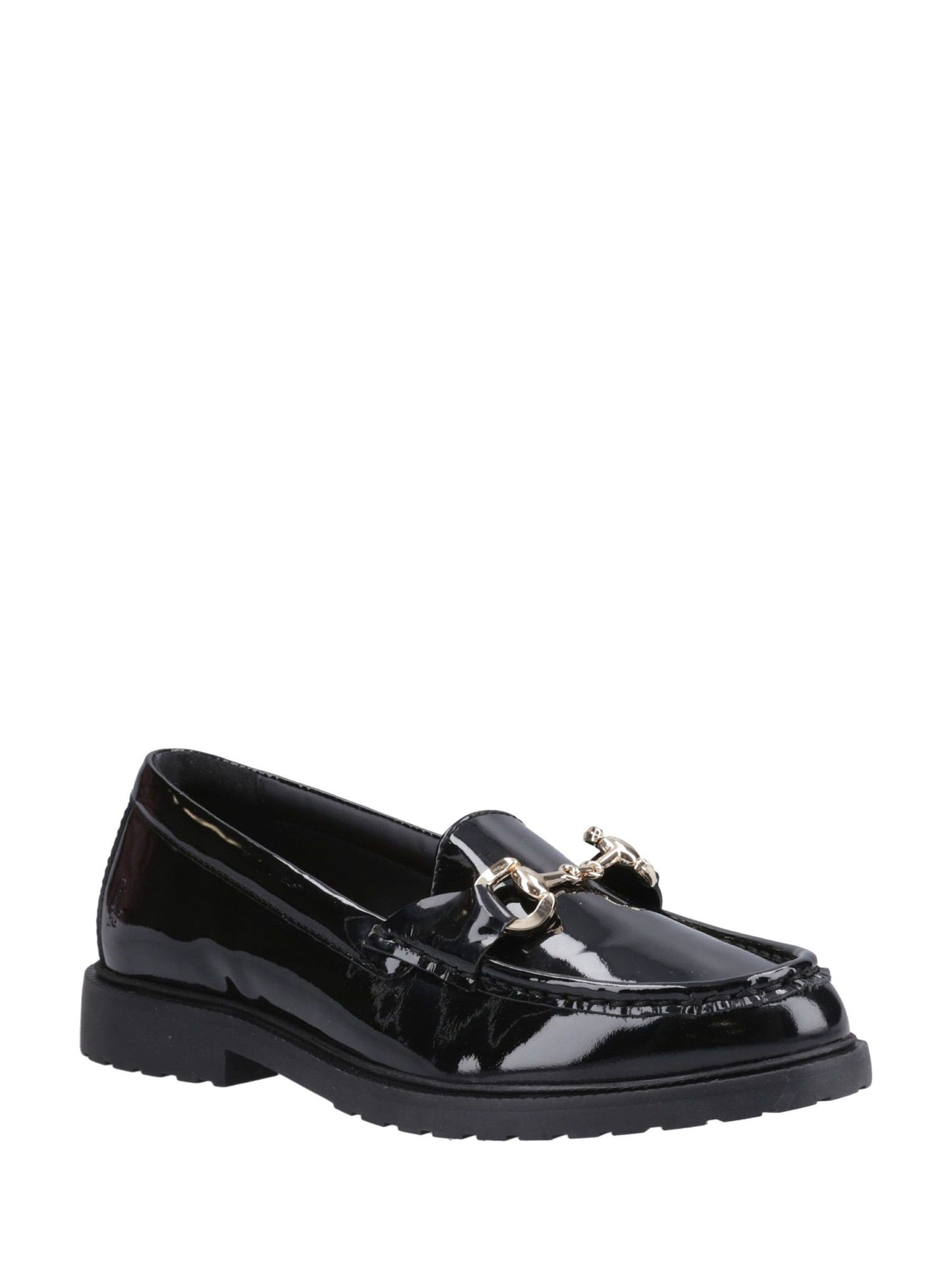 Hush Puppies Black Verity Patent Snaffle Loafers image 2