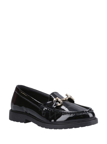 Hush Puppies Black Verity Patent Snaffle Loafers image 2
