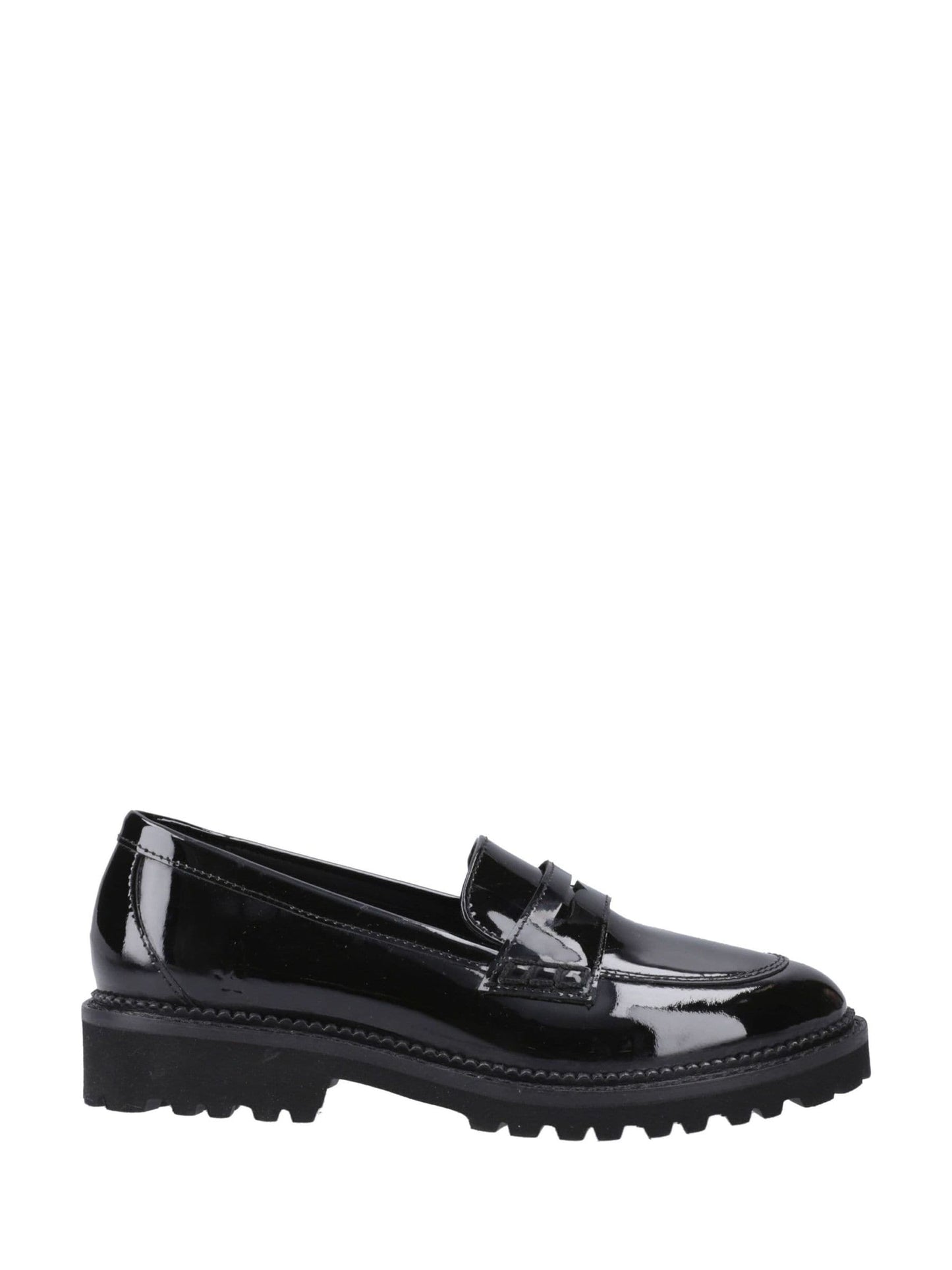 Hush Puppies Black Grazia Patent School Loafers image 1