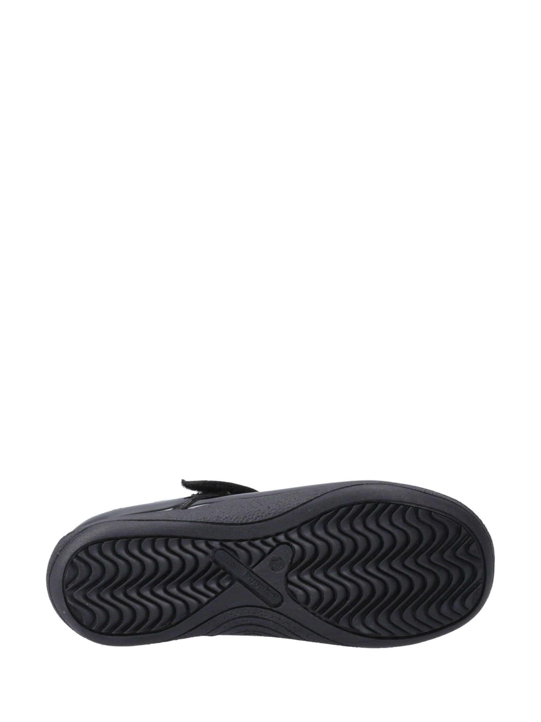 Hush Puppies Black Senior Caitlin T-Bar Patent Shoes image 4