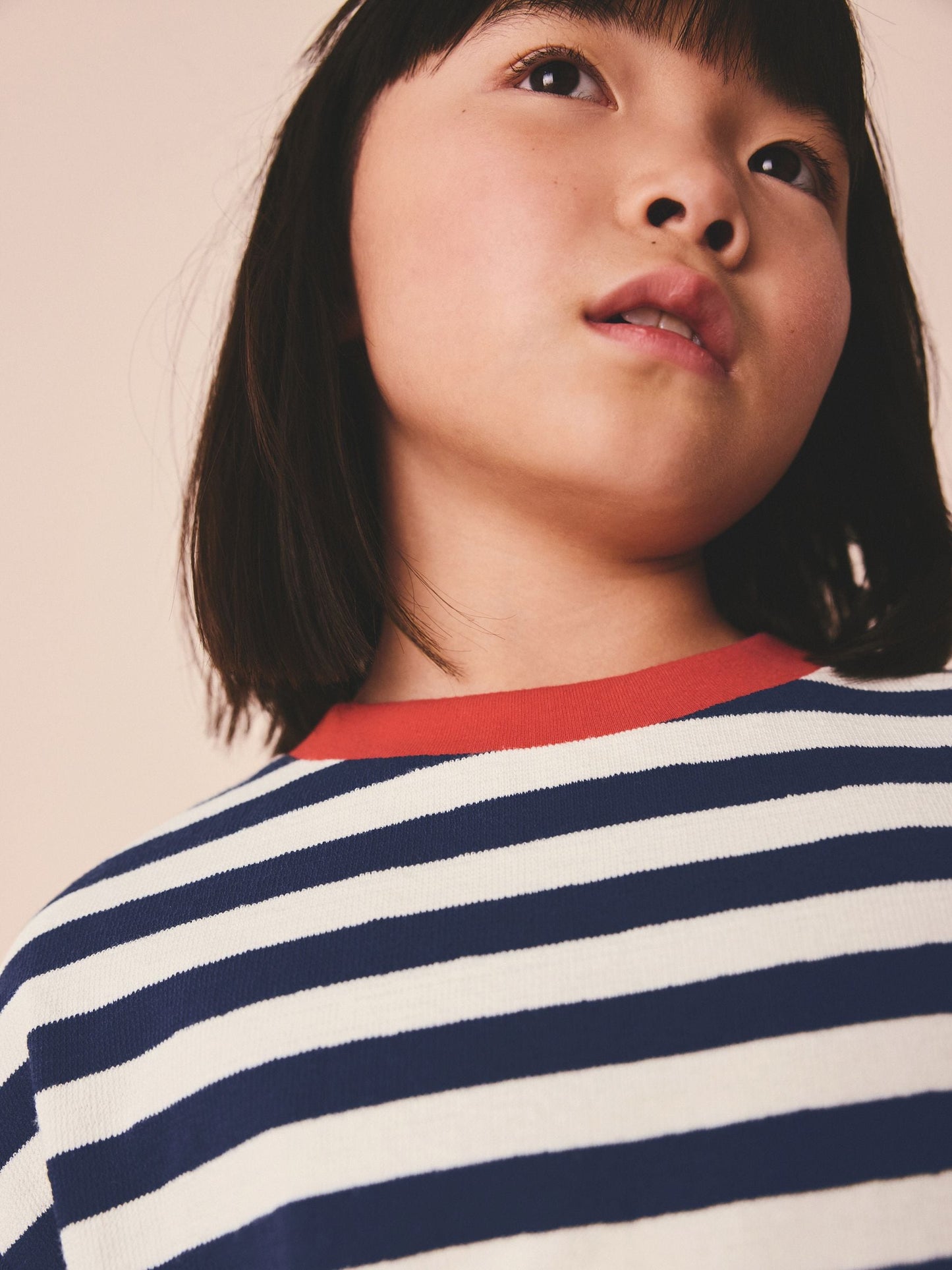 Dsiney Kidz - Blue Stripe Textured Oversized T-Shirt (3-16yrs) image 7