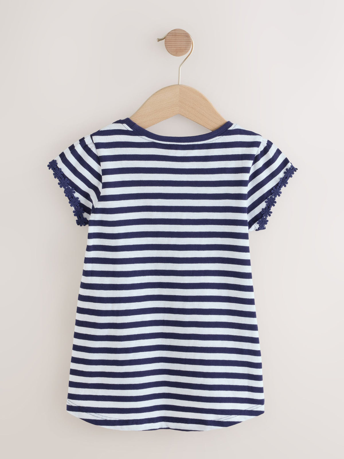 Dsiney Kidz - Navy/White Stripe Daisy Pocket T-Shirt (12mths-12yrs) image 5