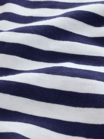 Dsiney Kidz - Navy/White Stripe Daisy Pocket T-Shirt (12mths-12yrs) image 6