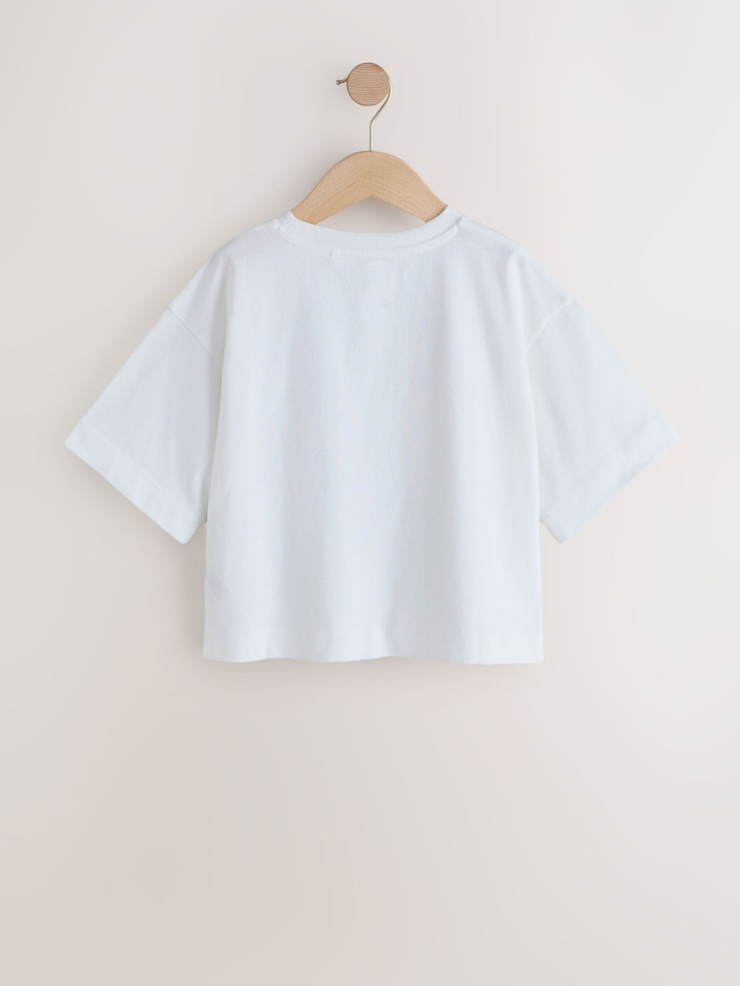 Dsiney Kidz - White Boxy Sequin Heart T-Shirt (3-16yrs) image 4