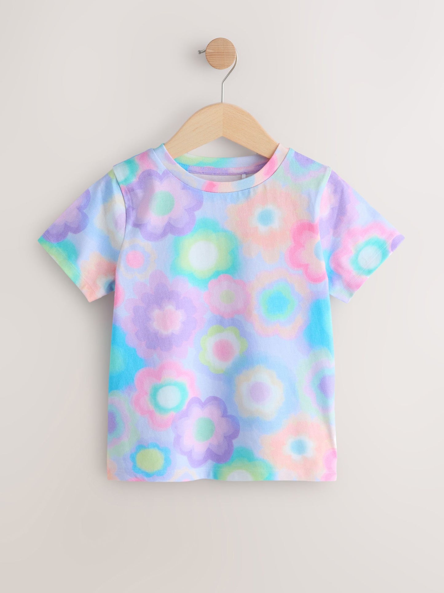 Dsiney Kidz - Pink Abstract 5 Pack T-Shirts (3-16yrs) image 2