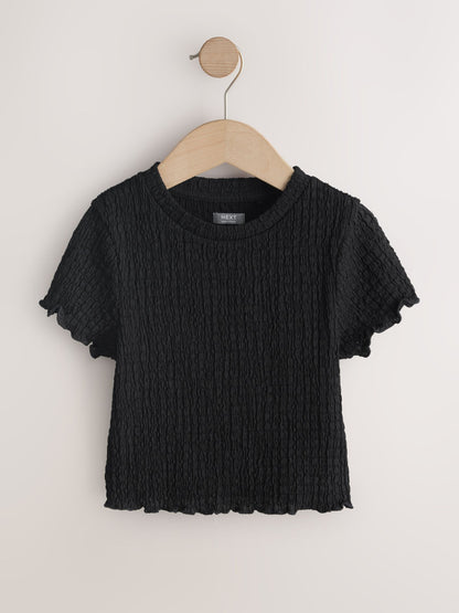Dsiney Kidz - White/Black Textured Tops 2 Pack (3-16yrs) image 2