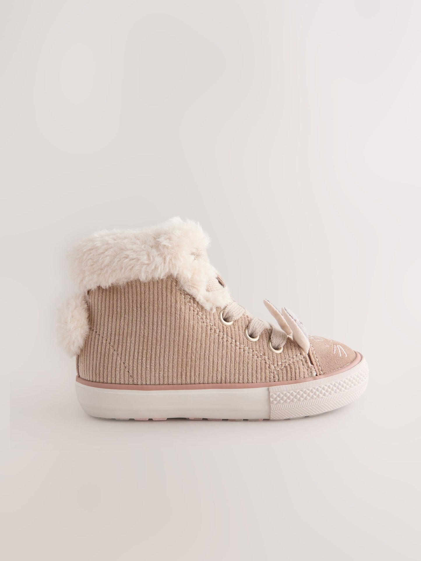 Neutral Bunny Wide Fit (G) Character High Top Trainers image 3