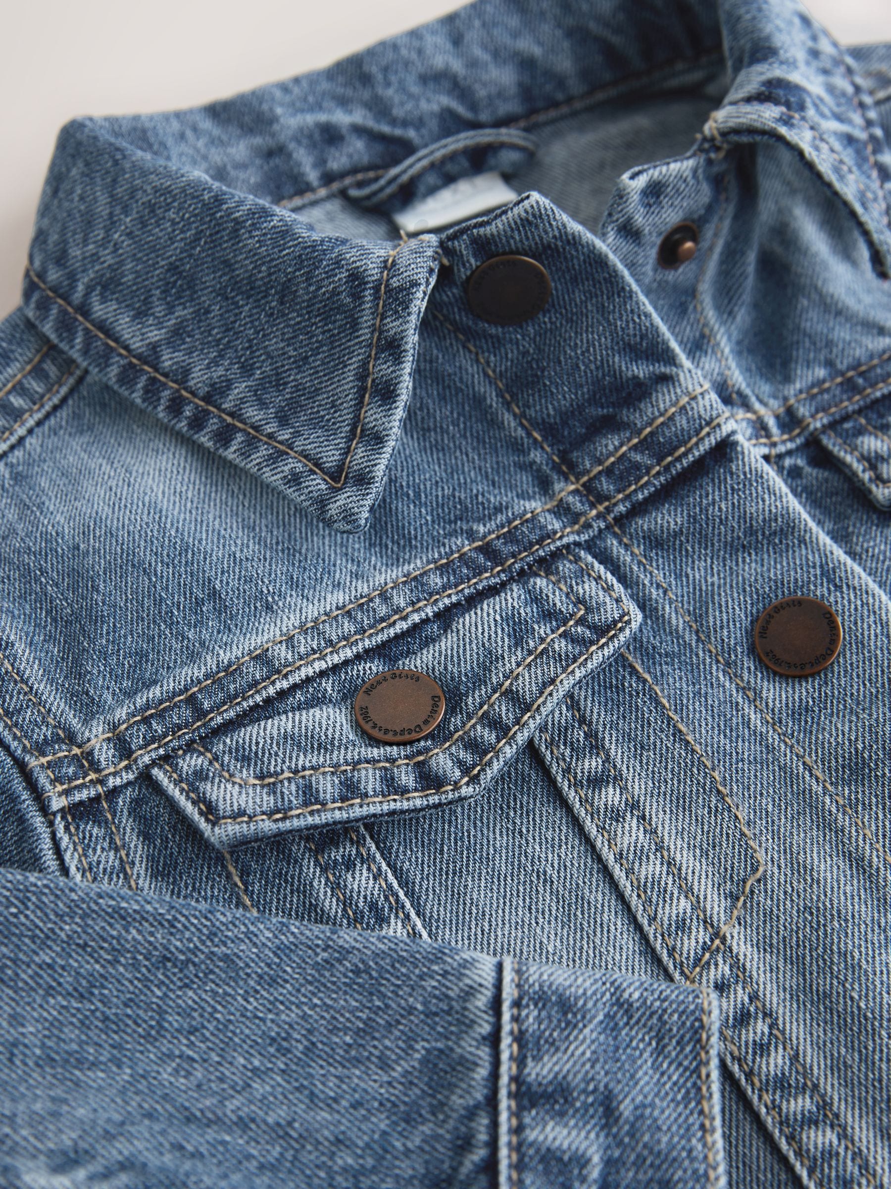 Dsiney Kidz - Mid Blue Denim Western Jacket (3mths-7yrs) image 8